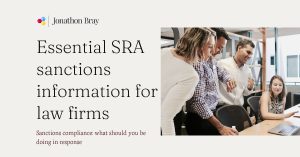 SRA sanctions compliance - essential information for law firms