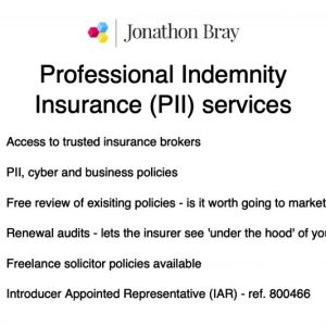 PII for solicitors